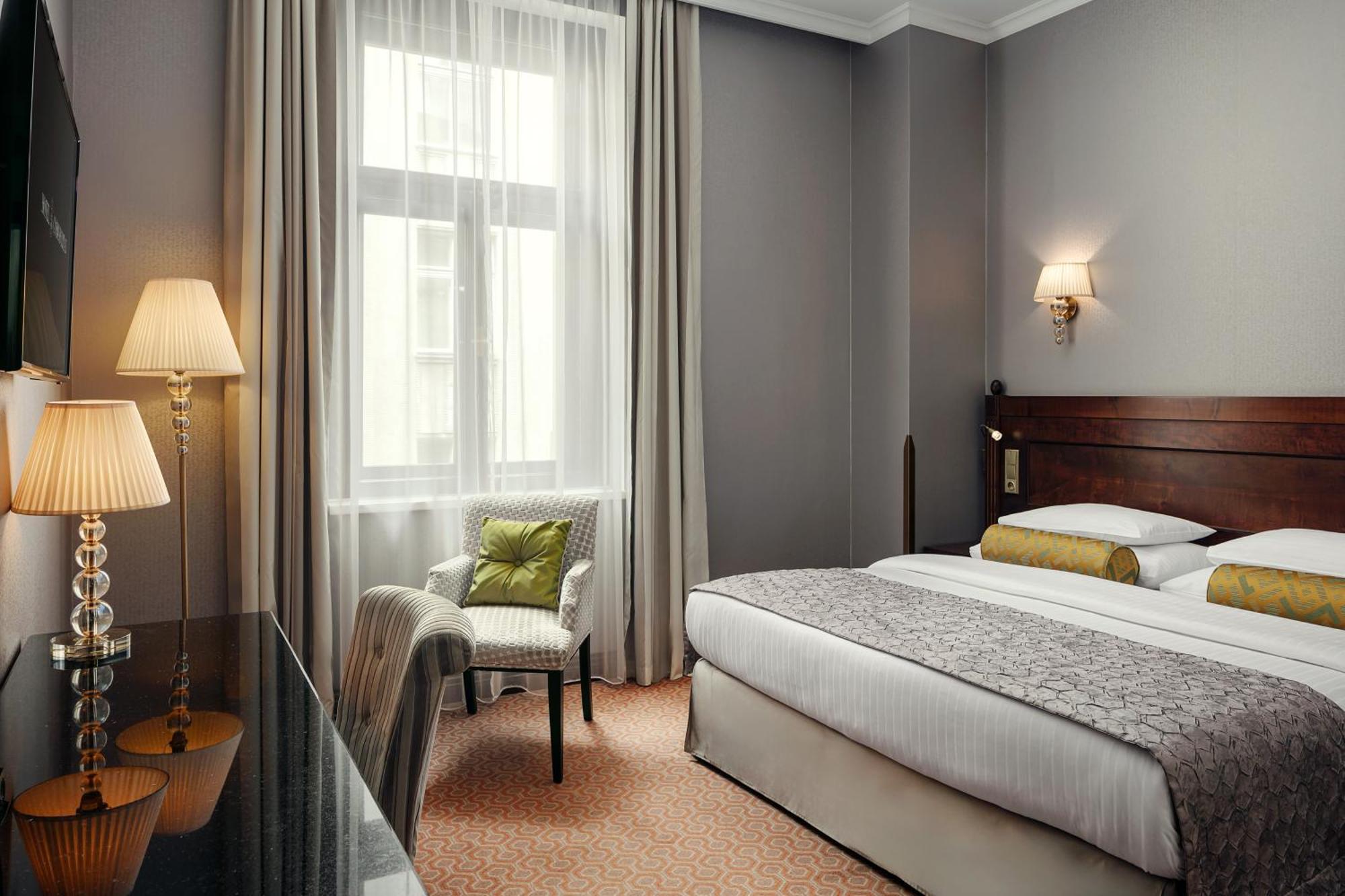 Cosmopolitan Hotel Praga Exterior foto A room at the hotel