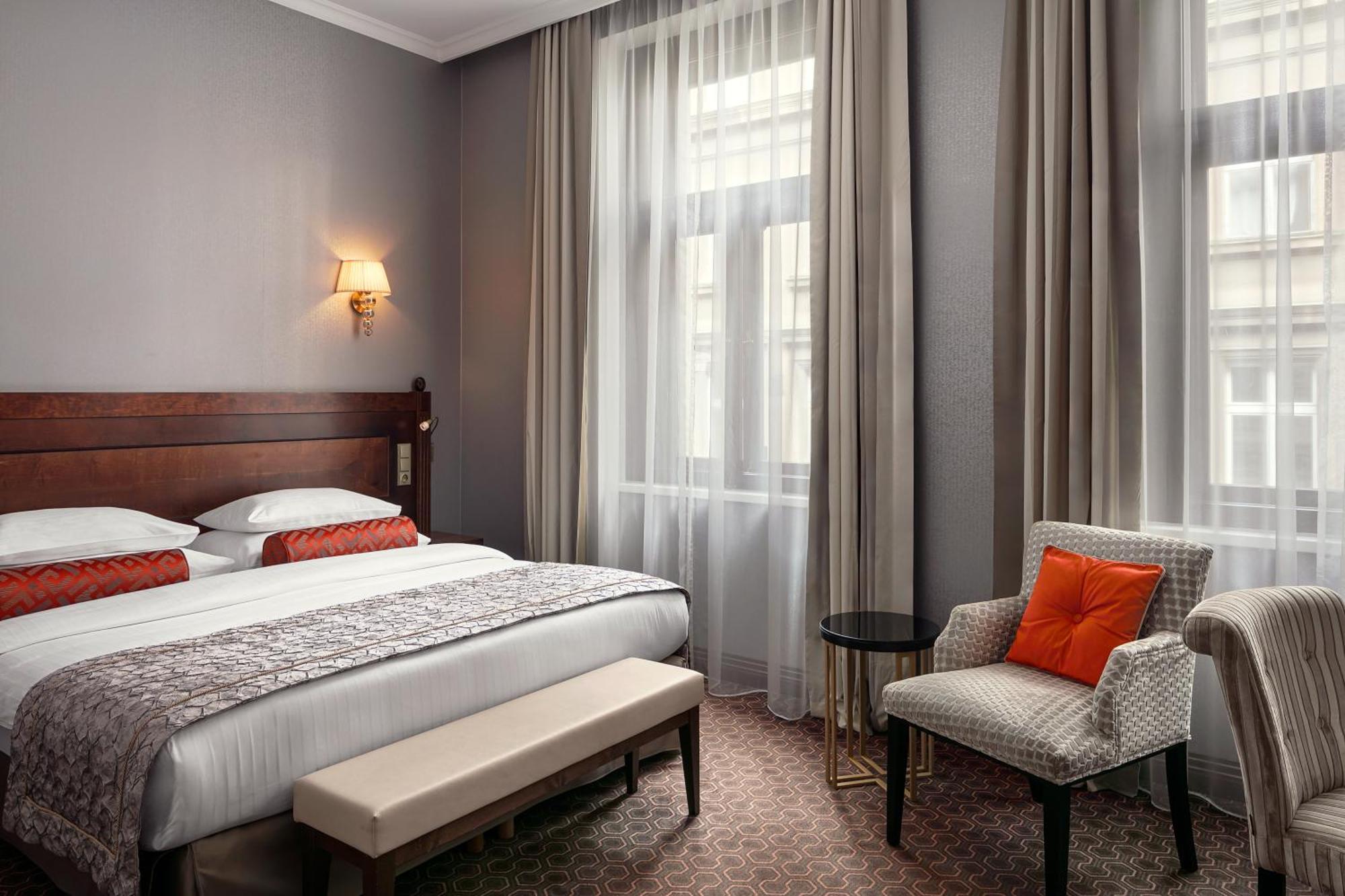 Cosmopolitan Hotel Praga Exterior foto A room at the hotel